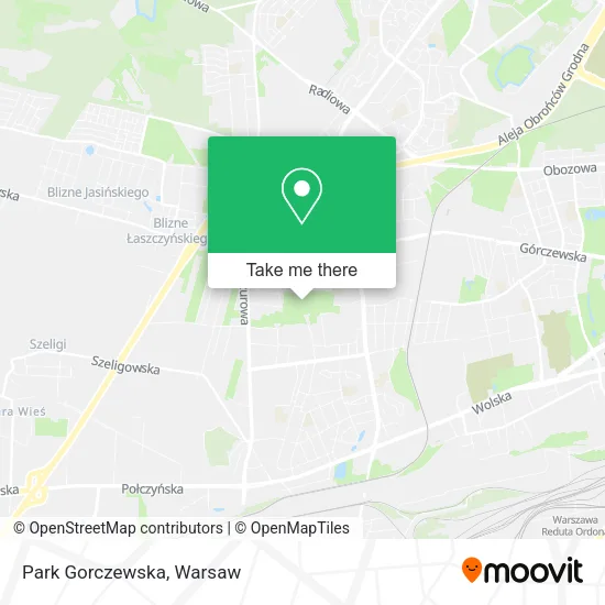 Park Gorczewska map