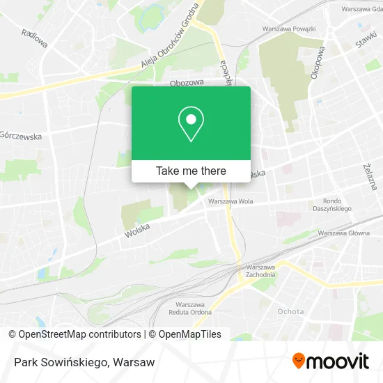 Park Sowińskiego map