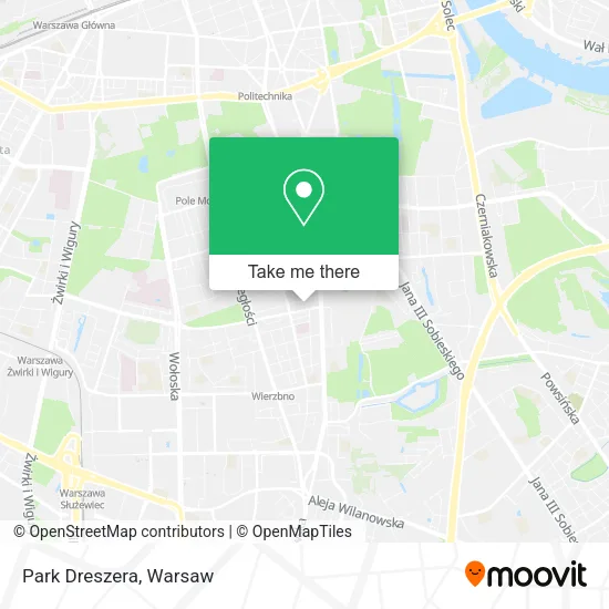 Park Dreszera map