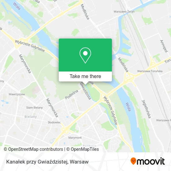 Карта Kanałek przy Gwiaździstej