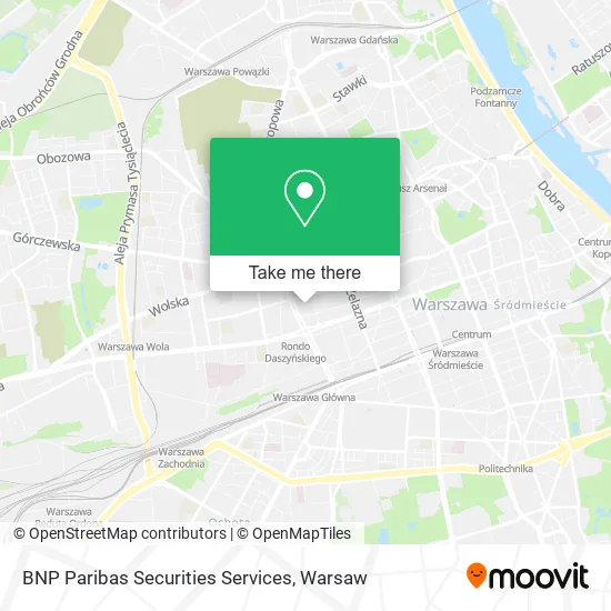 Карта BNP Paribas Securities Services