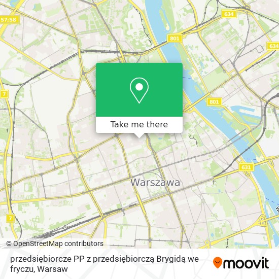 przedsiębiorcze PP z przedsiębiorczą Brygidą we fryczu map