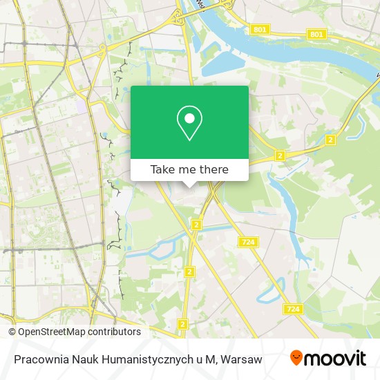 Pracownia Nauk Humanistycznych u M map