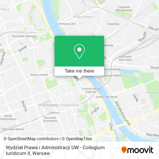 Wydział Prawa i Administracji UW - Collegium Iuridicum II map