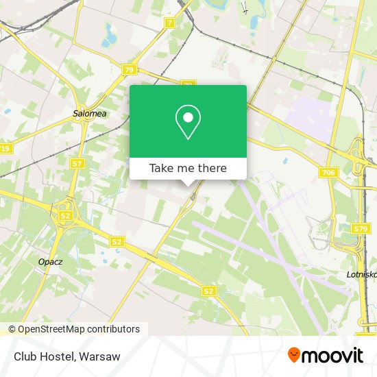 Club Hostel map