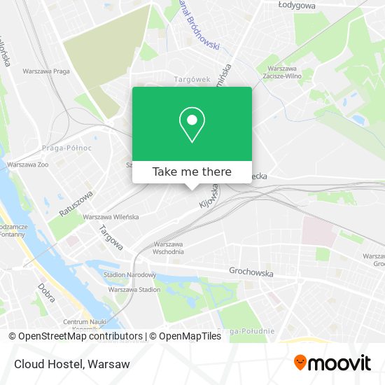 Cloud Hostel map