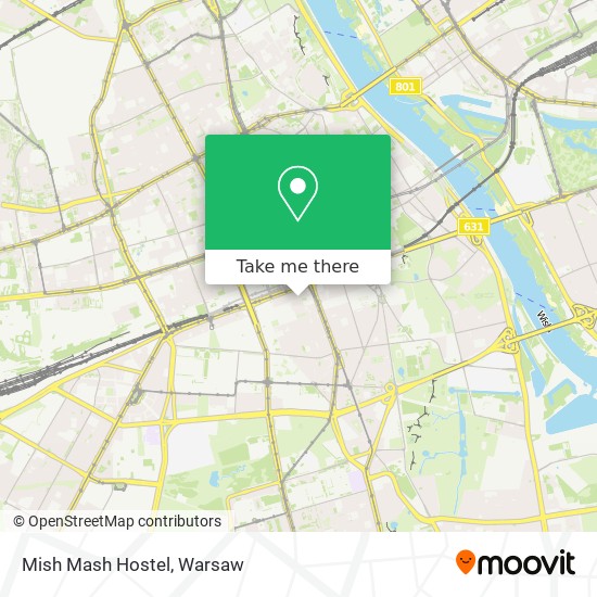 Mish Mash Hostel map