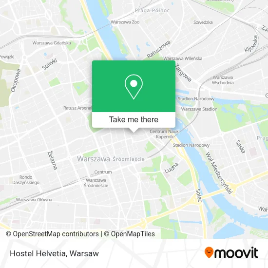Hostel Helvetia map