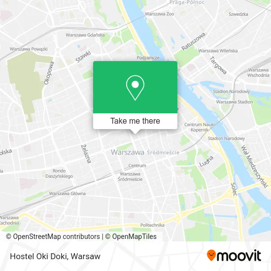 Карта Hostel Oki Doki