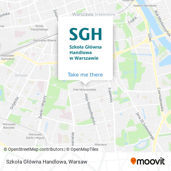 Szkoła Główna Handlowa map