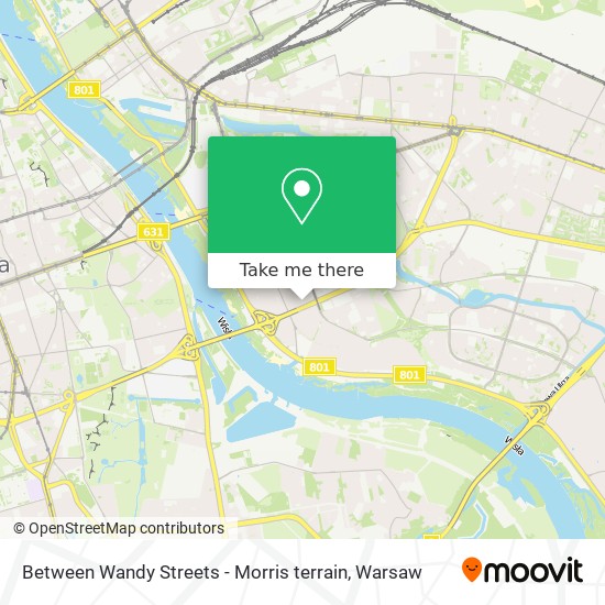 Between Wandy Streets - Morris terrain map