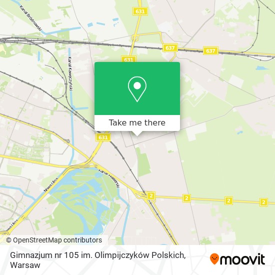 Gimnazjum nr 105 im. Olimpijczyków Polskich map