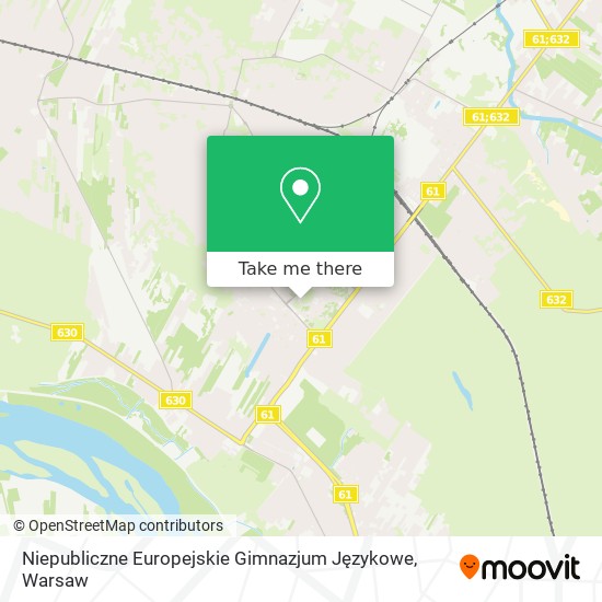 Niepubliczne Europejskie Gimnazjum Językowe map