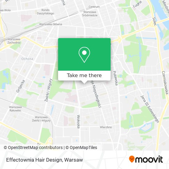 Effectownia Hair Design map