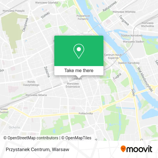 Карта Przystanek Centrum