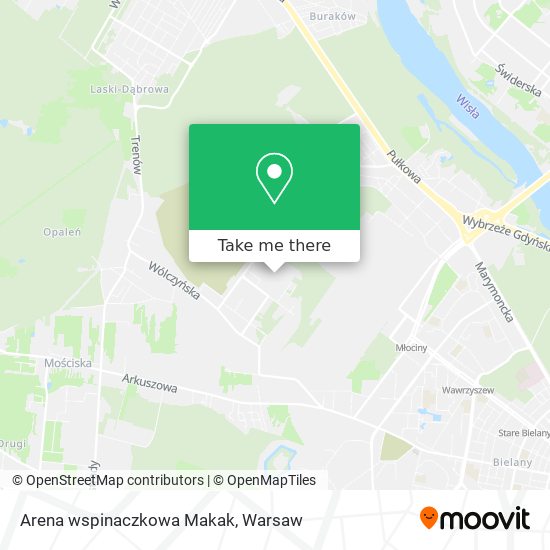 Arena wspinaczkowa Makak map