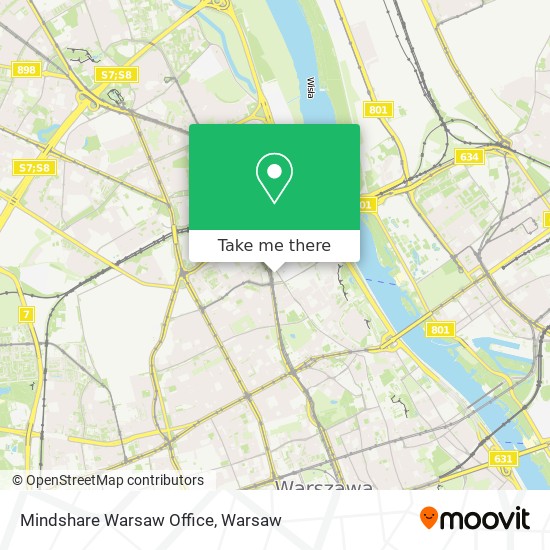 Mindshare Warsaw Office map