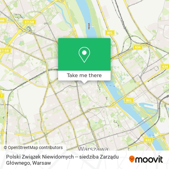 Polski Związek Niewidomych -- siedziba Zarządu Głównego map