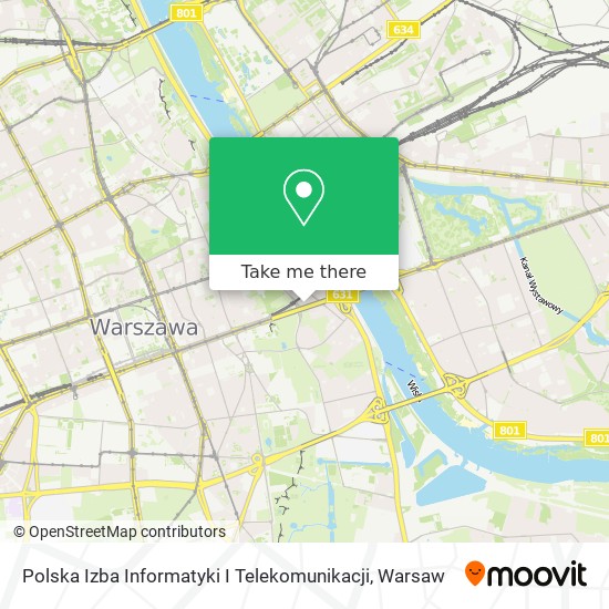 Polska Izba Informatyki I Telekomunikacji map