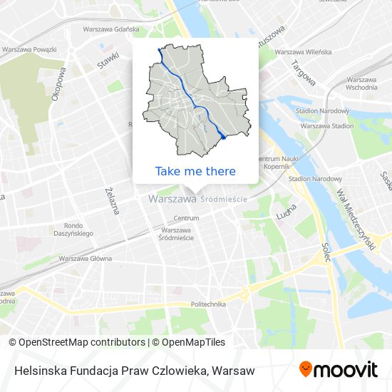 Helsinska Fundacja Praw Czlowieka map