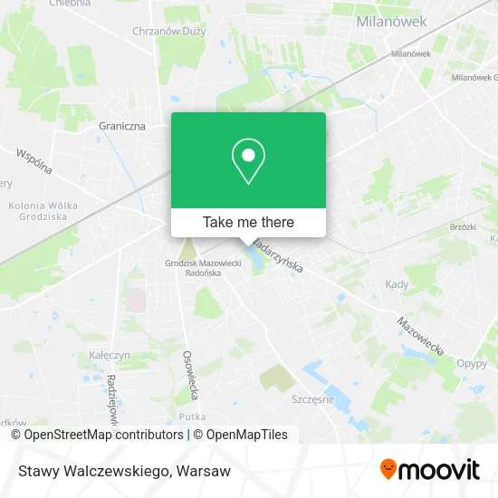 Stawy Walczewskiego map