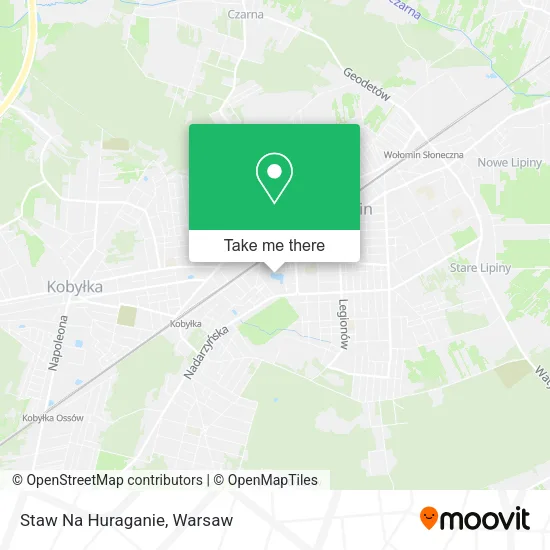Staw Na Huraganie map