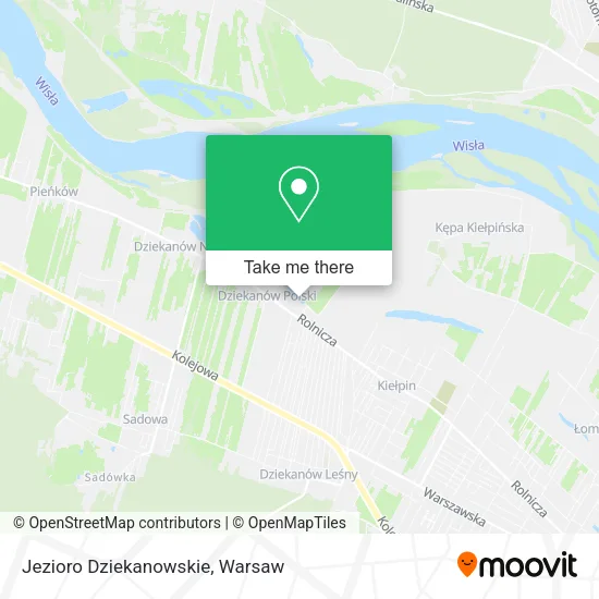 Карта Jezioro Dziekanowskie