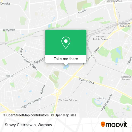 Stawy Cietrzewia map
