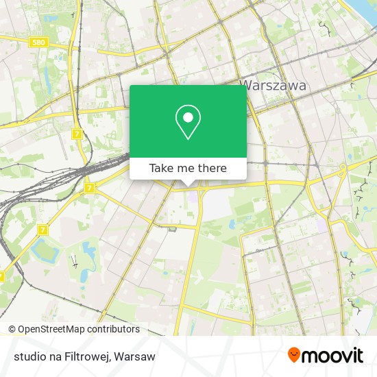 studio na Filtrowej map