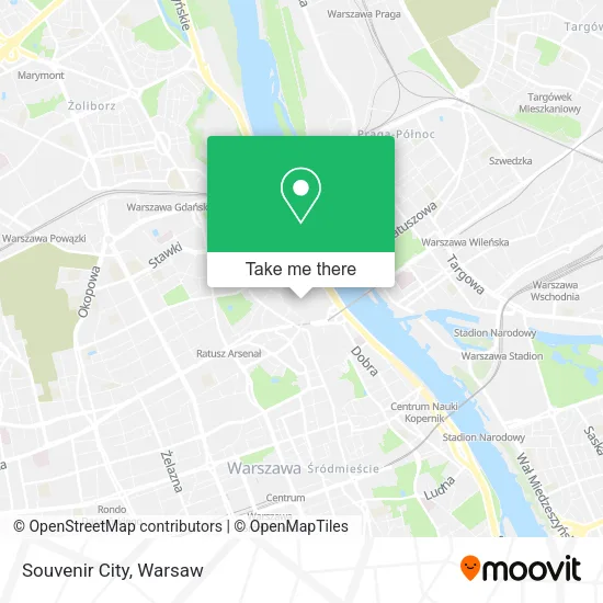 Souvenir City map