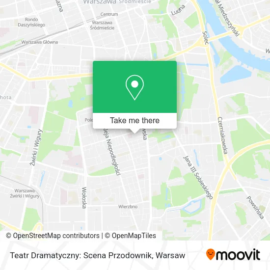 Teatr Dramatyczny: Scena Przodownik map