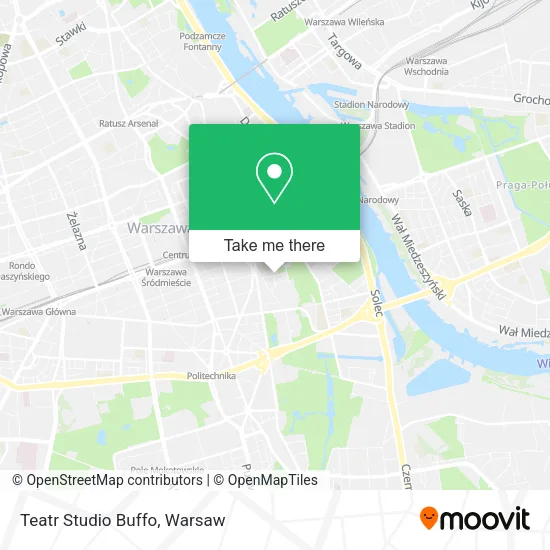 Teatr Studio Buffo map