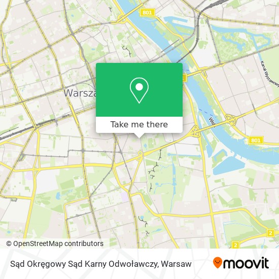 Sąd Okręgowy Sąd Karny Odwoławczy map