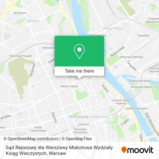Sąd Rejonowy dla Warszawy Mokotowa Wydziały Ksiąg Wieczystych map