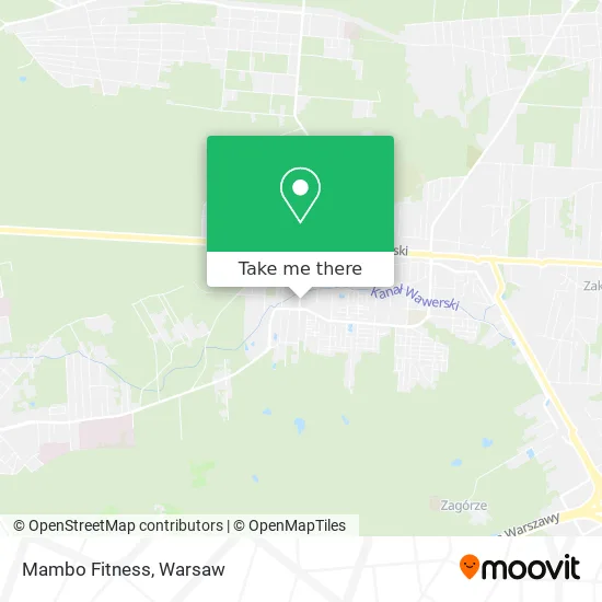 Карта Mambo Fitness