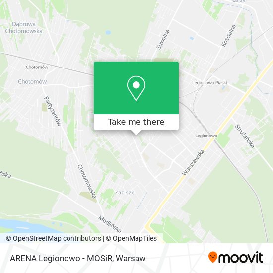 ARENA Legionowo - MOSiR map