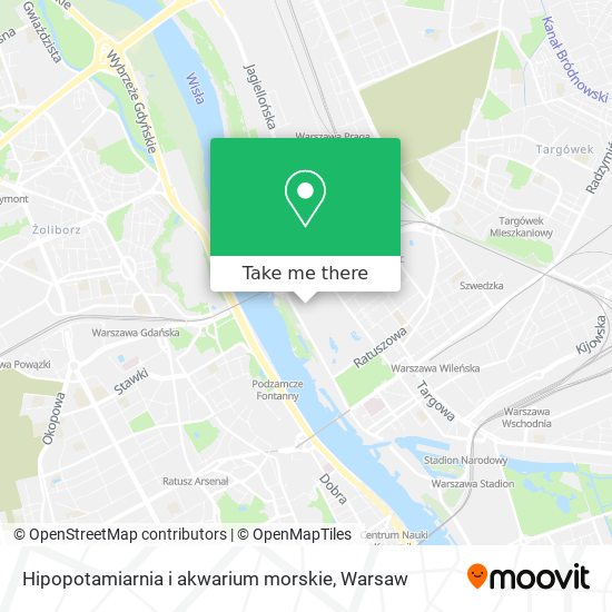 Карта Hipopotamiarnia i akwarium morskie