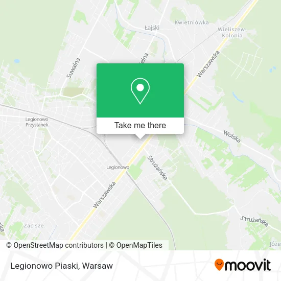 Legionowo Piaski map