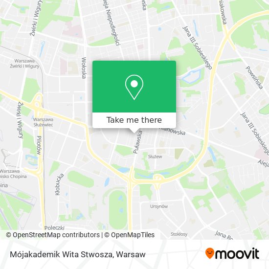 Mójakademik Wita Stwosza map