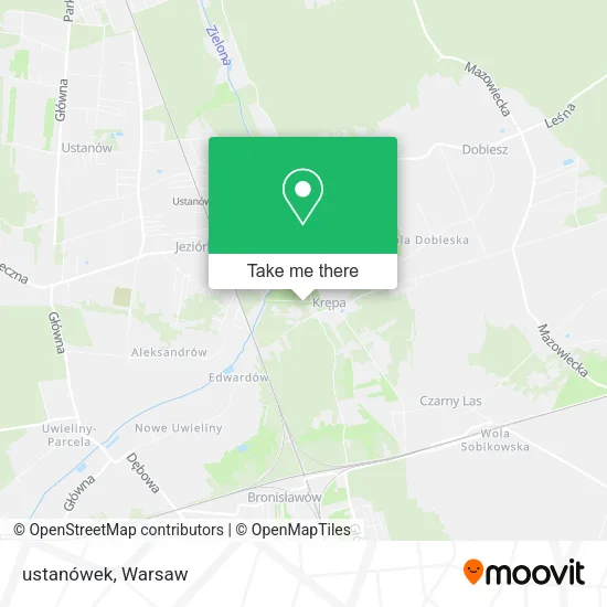 ustanówek map