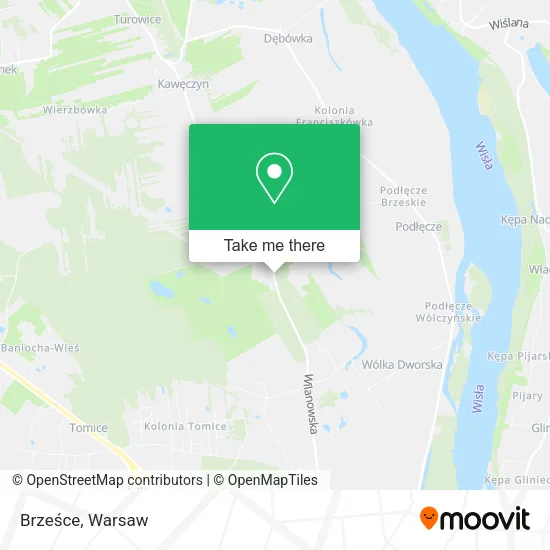 Brześce map