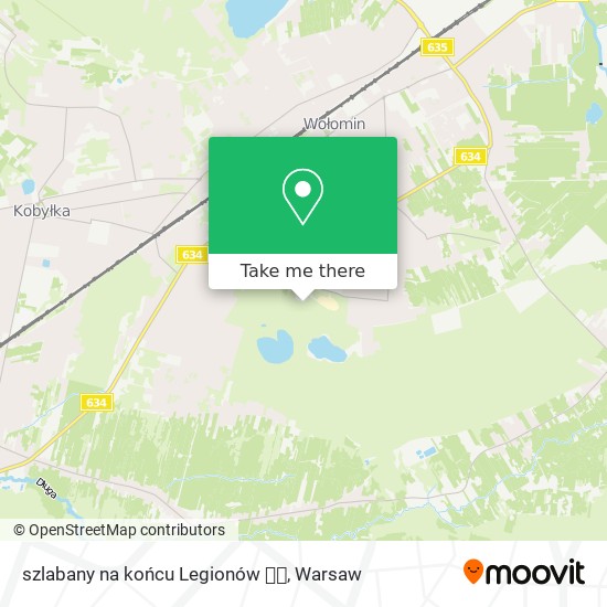 szlabany na końcu Legionów 🌲🌲 map