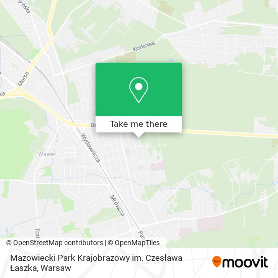 Mazowiecki Park Krajobrazowy im. Czesława Łaszka map