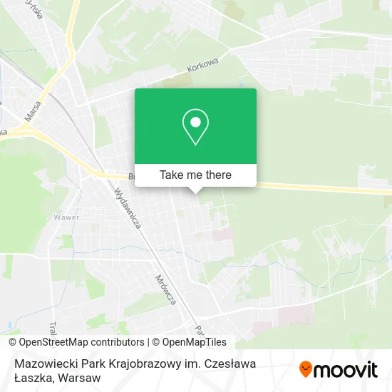 Mazowiecki Park Krajobrazowy im. Czesława Łaszka map