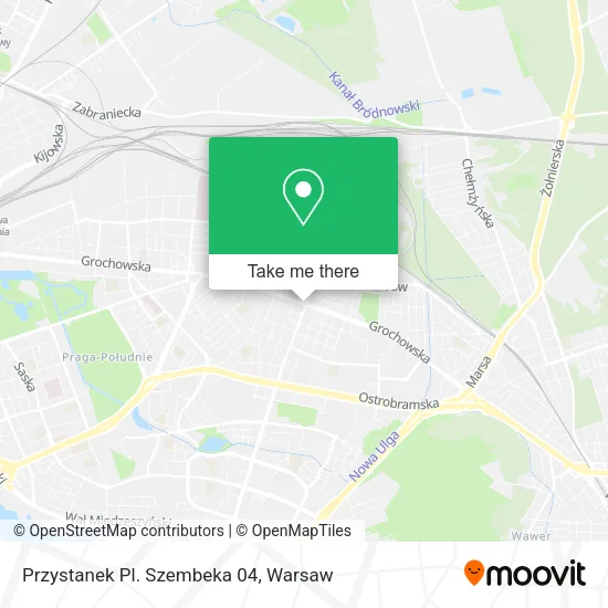 Przystanek Pl. Szembeka 04 map