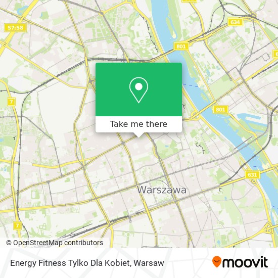 Energy Fitness Tylko Dla Kobiet map