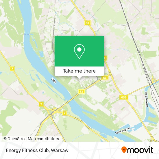 Energy Fitness Club map