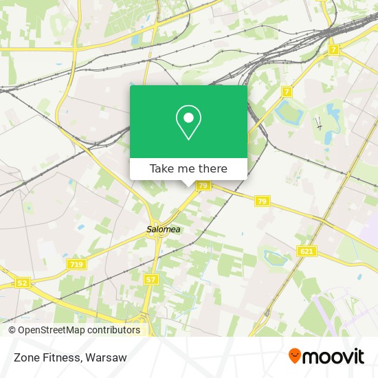 Zone Fitness map