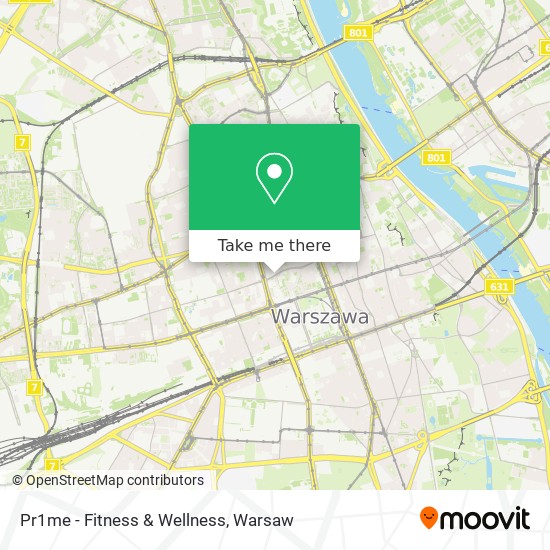 Pr1me - Fitness & Wellness map