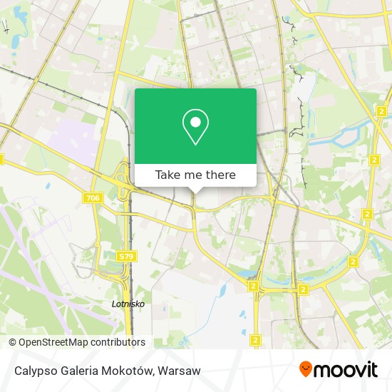 Calypso Galeria Mokotów map